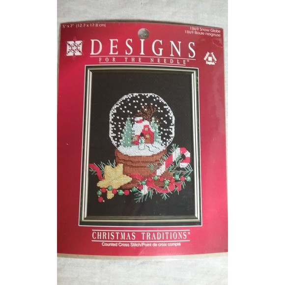 Vintage Christmas Traditions Cross Stitch Kits Designs for the Needle Lot of 3 - Picture 3 of 8